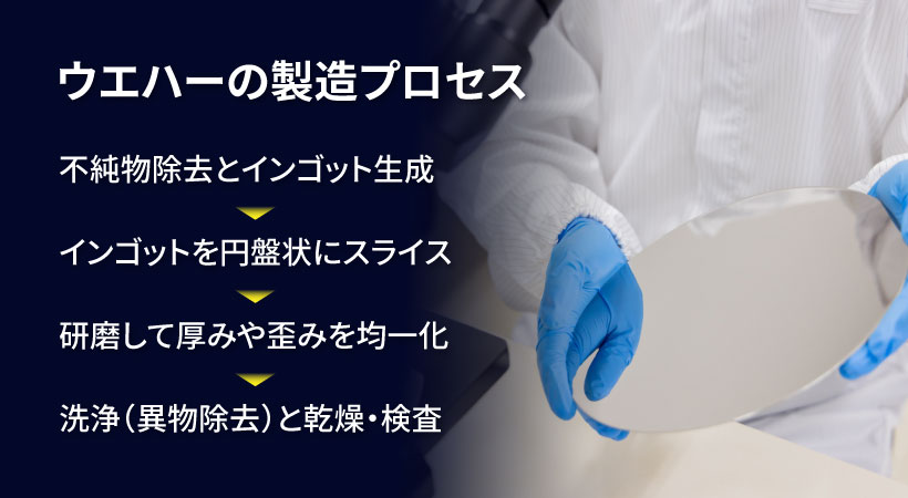 ウエハーとは？基礎知識を解説